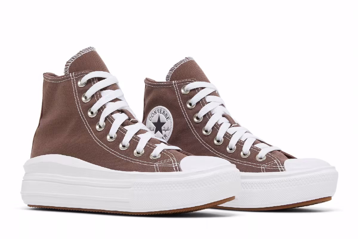 Converse Women's Chuck Taylor All Star Move Platform High Brazil Nut, view 9