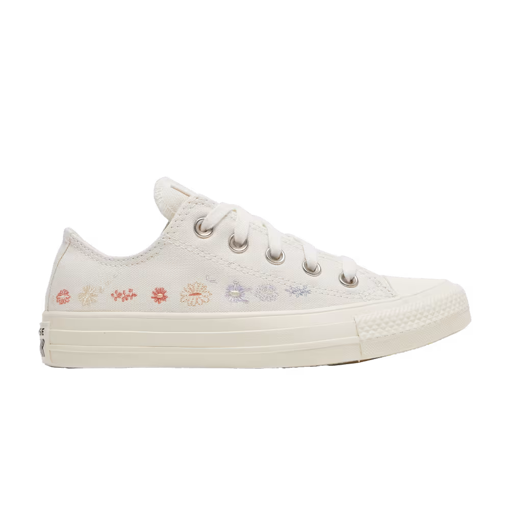 Converse Women's Chuck Taylor All Star Low Embroidered Floral - Egret