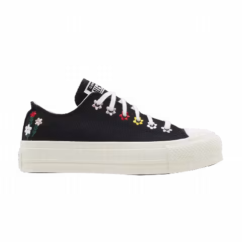 Converse Wmns Chuck Taylor All Star Lift Platform Low 'Floral Embroidery'