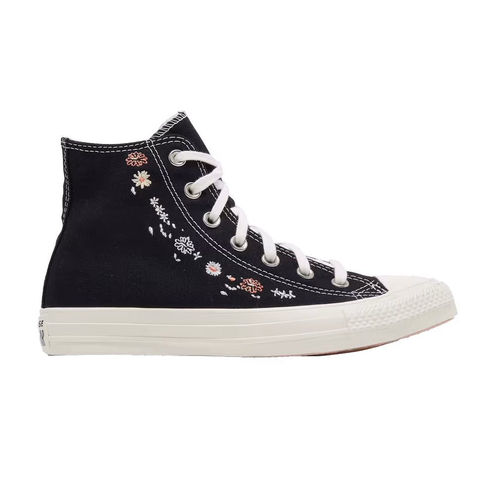 Converse Women's Chuck Taylor All Star High Embroidered Floral - Black
