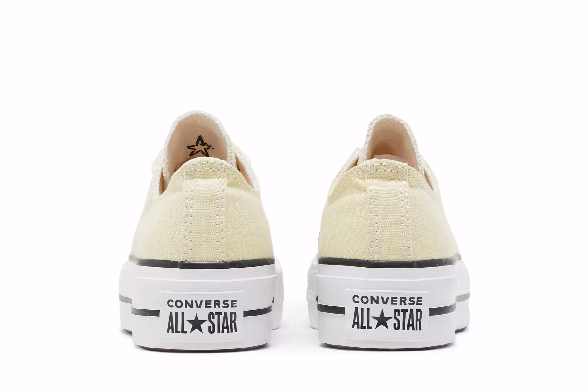 Converse Women's Chuck Taylor All Star Lift Platform Low Seasonal Color - Lemon Drop, view 7