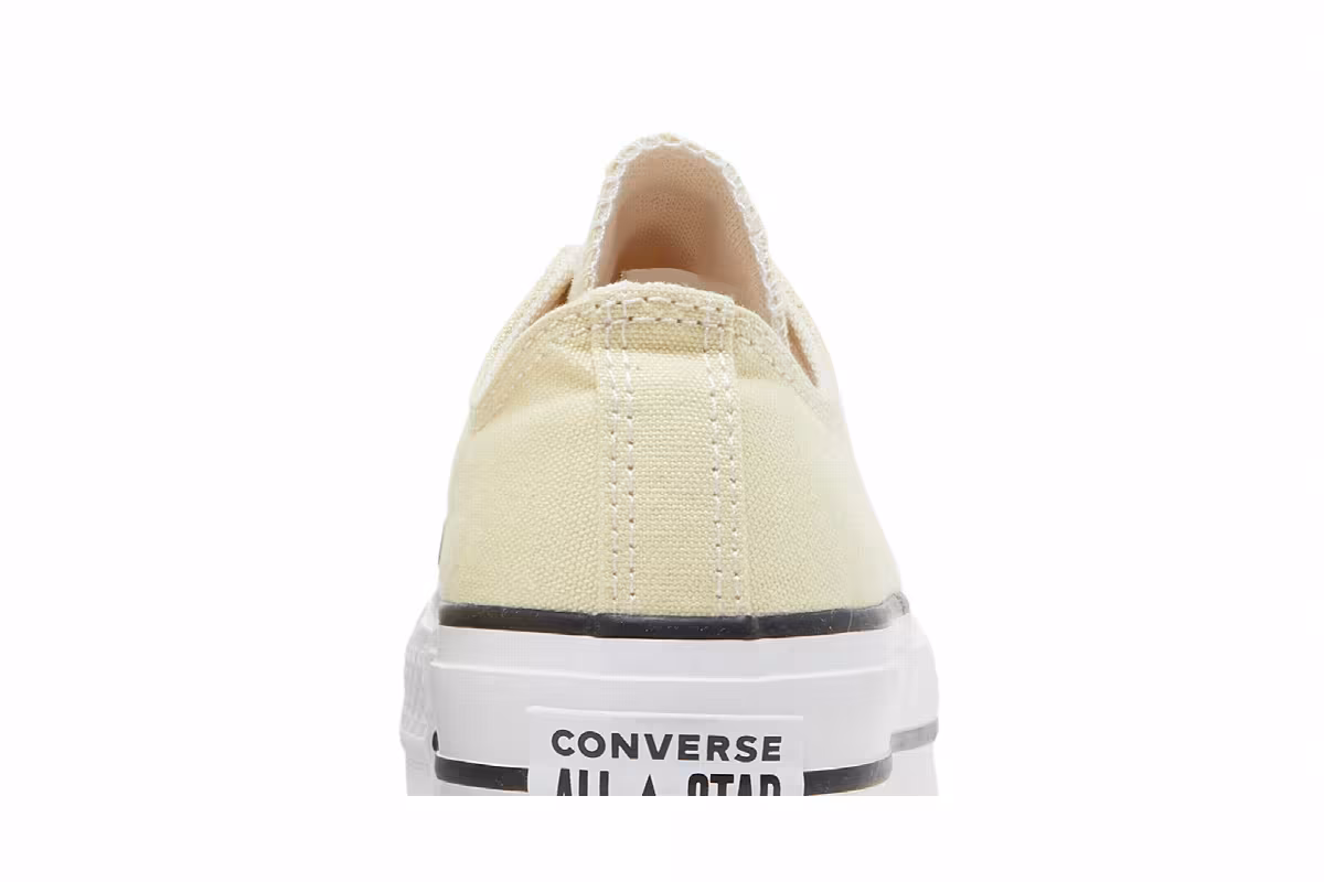 Converse Women's Chuck Taylor All Star Lift Platform Low Seasonal Color - Lemon Drop, view 8