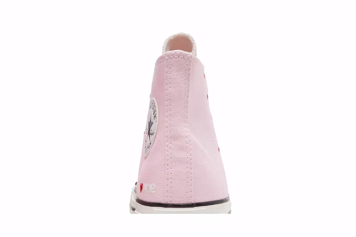 Converse Women's Chuck Taylor All Star High Embroidered Hearts - Cherry Blossom, view 8