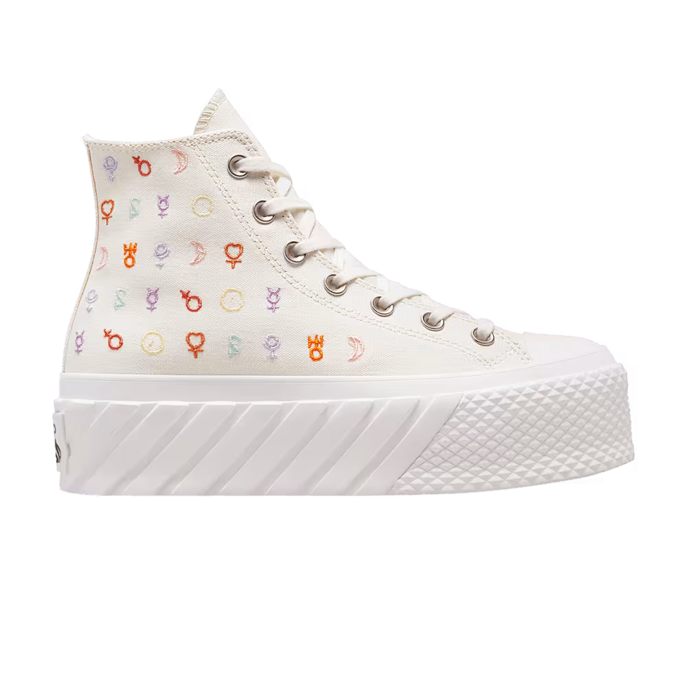 Converse Women's Taylor All Star Lift 2X Platform High Mystic Symbols
