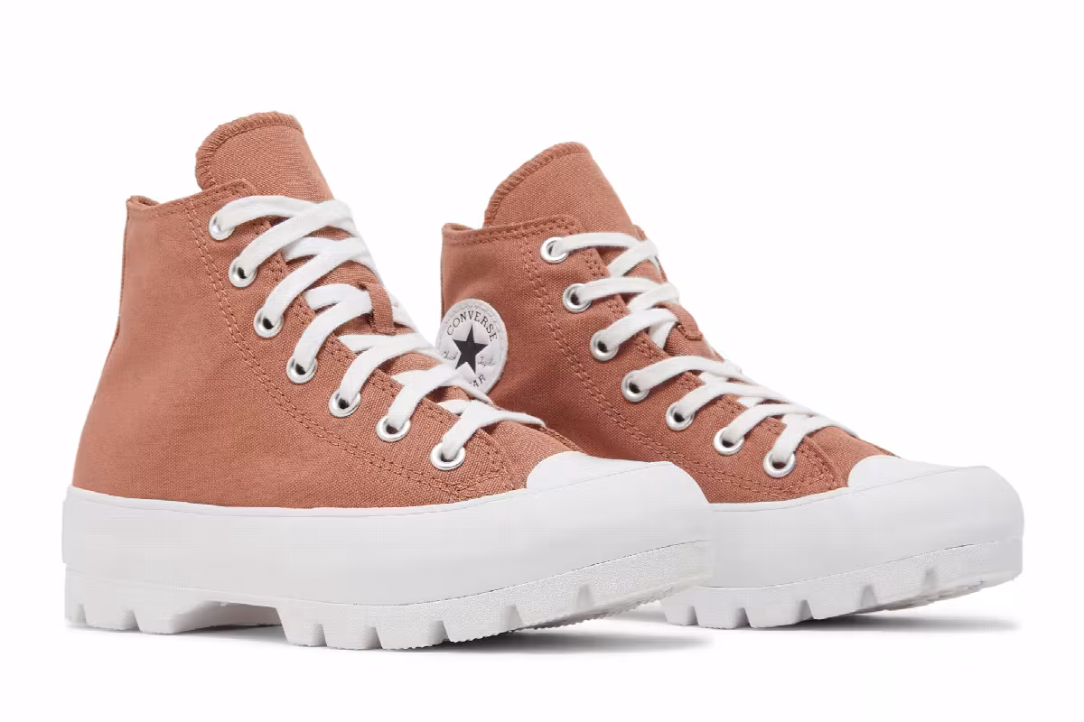 Converse Women's Chuck Taylor All Star Lugged High Seasonal Color - Mineral Clay, view 9
