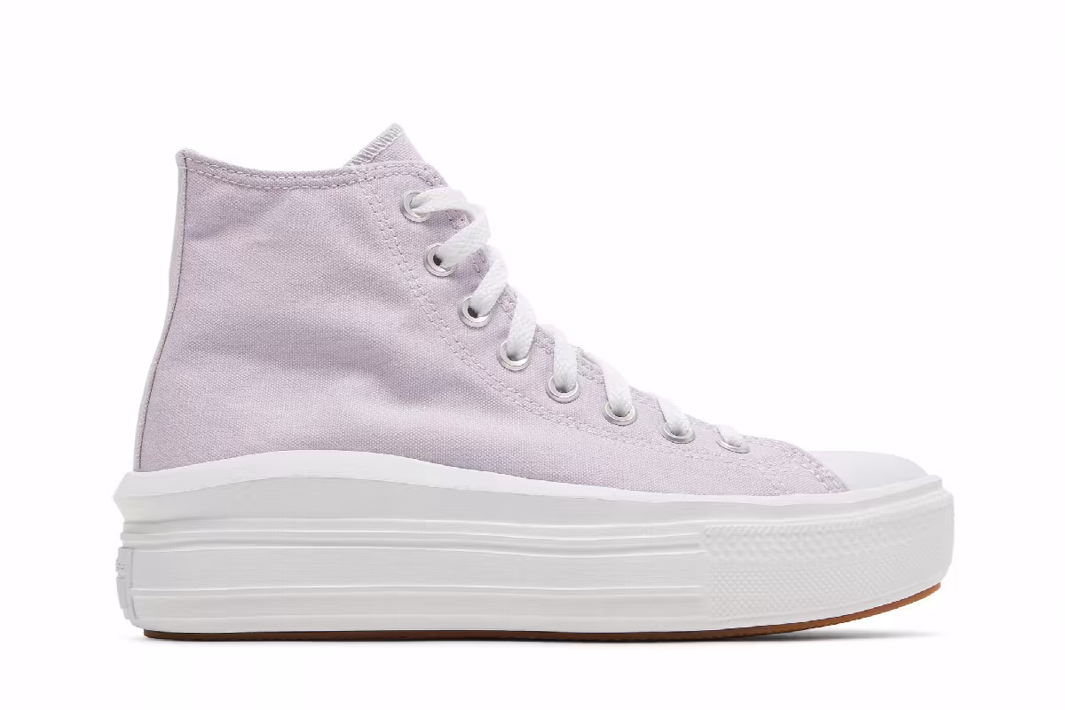 Converse Women's Chuck Taylor All Star Move Platform High Seasonal Color - Pale Amethyst, view 2