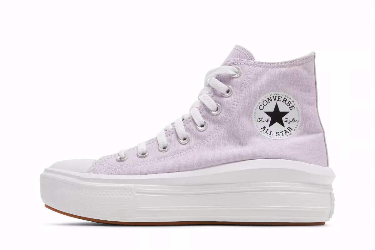 Converse Women's Chuck Taylor All Star Move Platform High Seasonal Color - Pale Amethyst, view 4