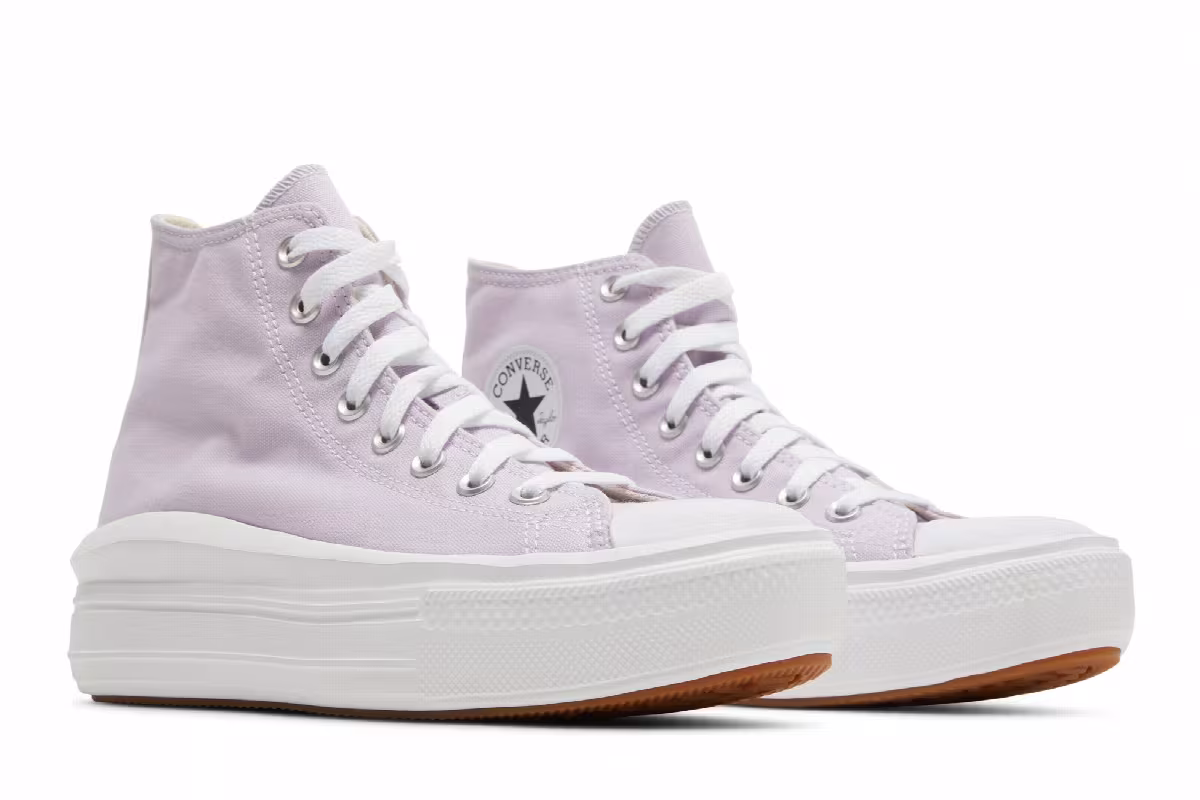 Converse Women's Chuck Taylor All Star Move Platform High Seasonal Color - Pale Amethyst, view 9