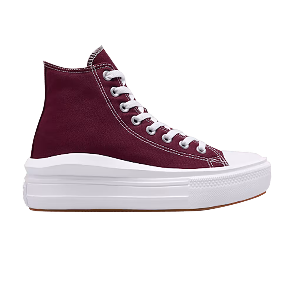 Converse Women's Chuck Taylor All Star Move Platform High Dark Beetroot