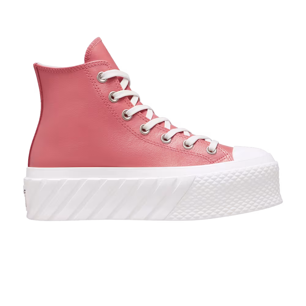 Converse Women's Chuck Taylor All Star Lift 2X Platform High Iridescent - Madder Pink