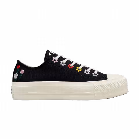 Converse Wmns Chuck Taylor All Star Lift Platform Low 'Floral Embroidery'