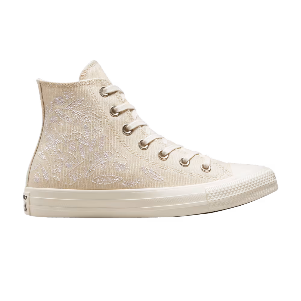 Converse Women's Chuck Taylor All Star High Embroidered Floral - Ivory