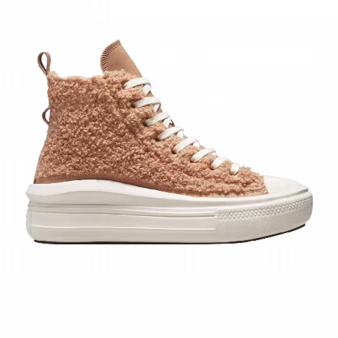 Converse Wmns Chuck Taylor All Star Move Platform High 'Sherpa - Champagne Tan'