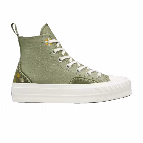 Converse Wmns Chuck Taylor All Star Lift Platform High 'Autumn Embroidery - Light Field Surplus'