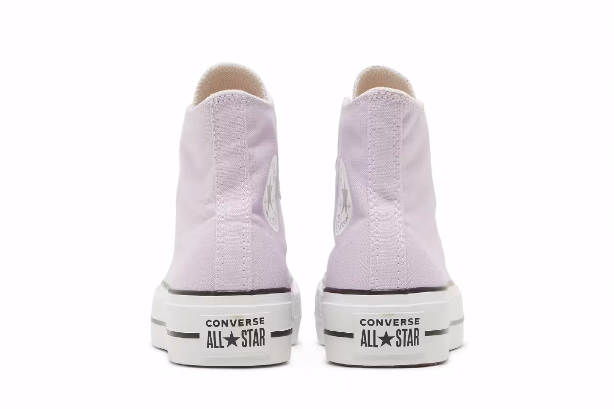 Converse Women's Chuck Taylor All Star Lift Platform Seasonal Color - Pale Amethyst, view 7