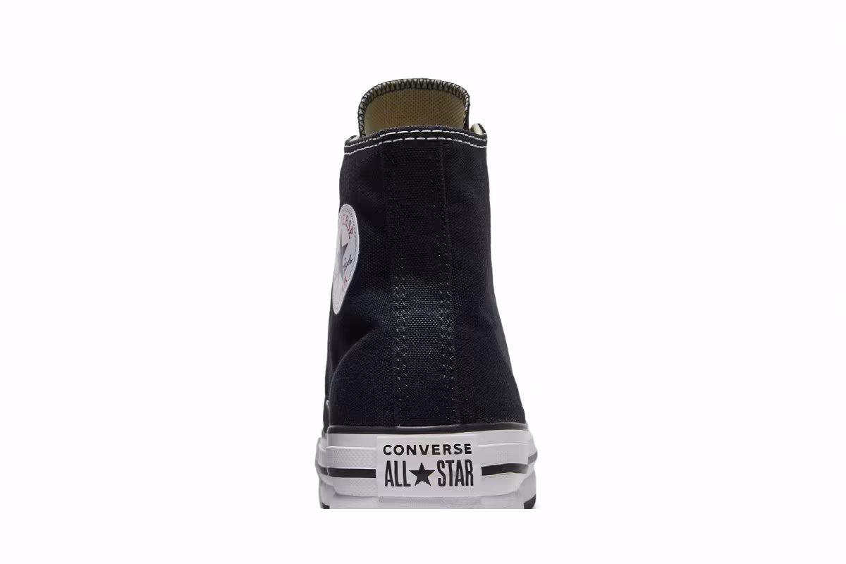 Converse Chuck Taylor All Star Lift Platform Canvas High GS Black, view 8