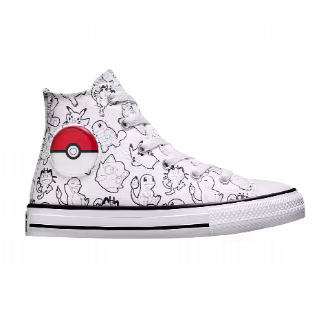 Pokemon x Converse Chuck Taylor All Star High PS 'Poke Ball'