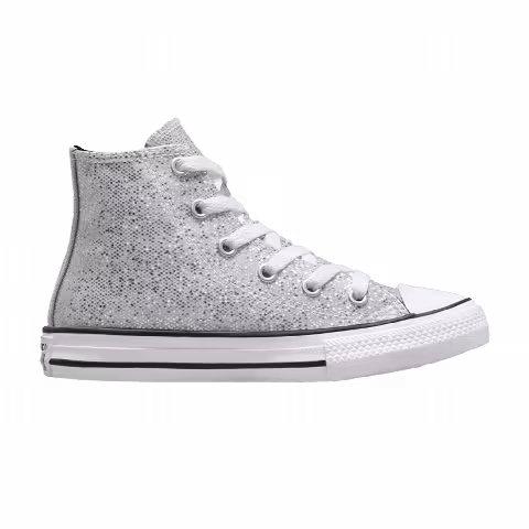 Converse Chuck Taylor All Star High PS 'Glitter - Silver'