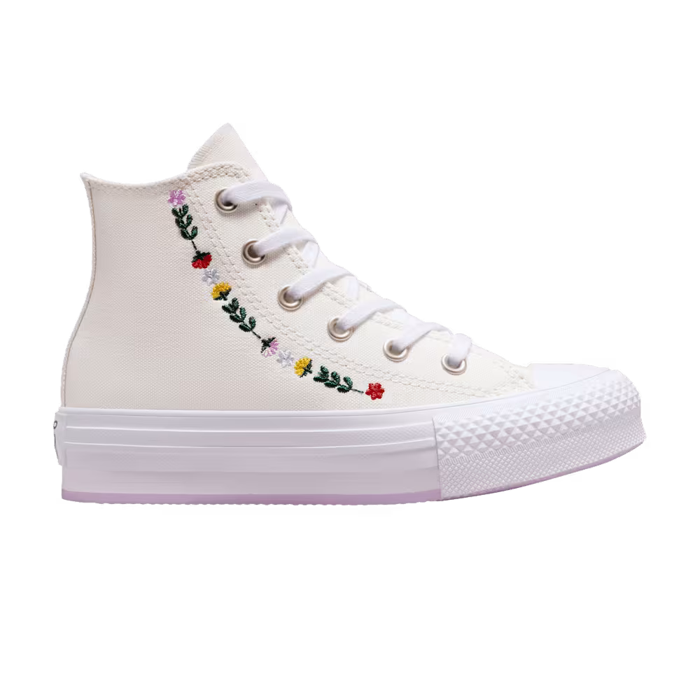 Converse Chuck Taylor All Star EVA Lift Platform High PS Floral Embroidery