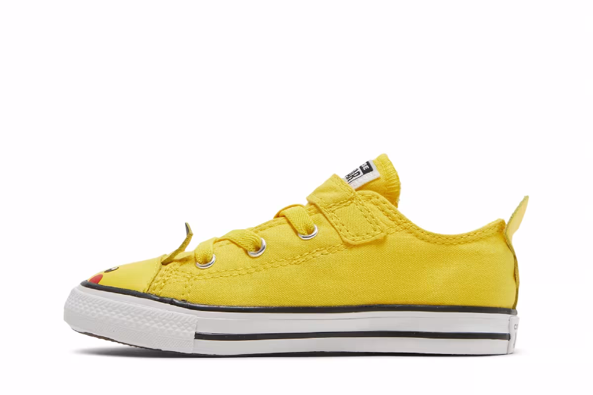 Pokemon x Converse Chuck Taylor All Star Low Easy-On TD Pikachu, view 4