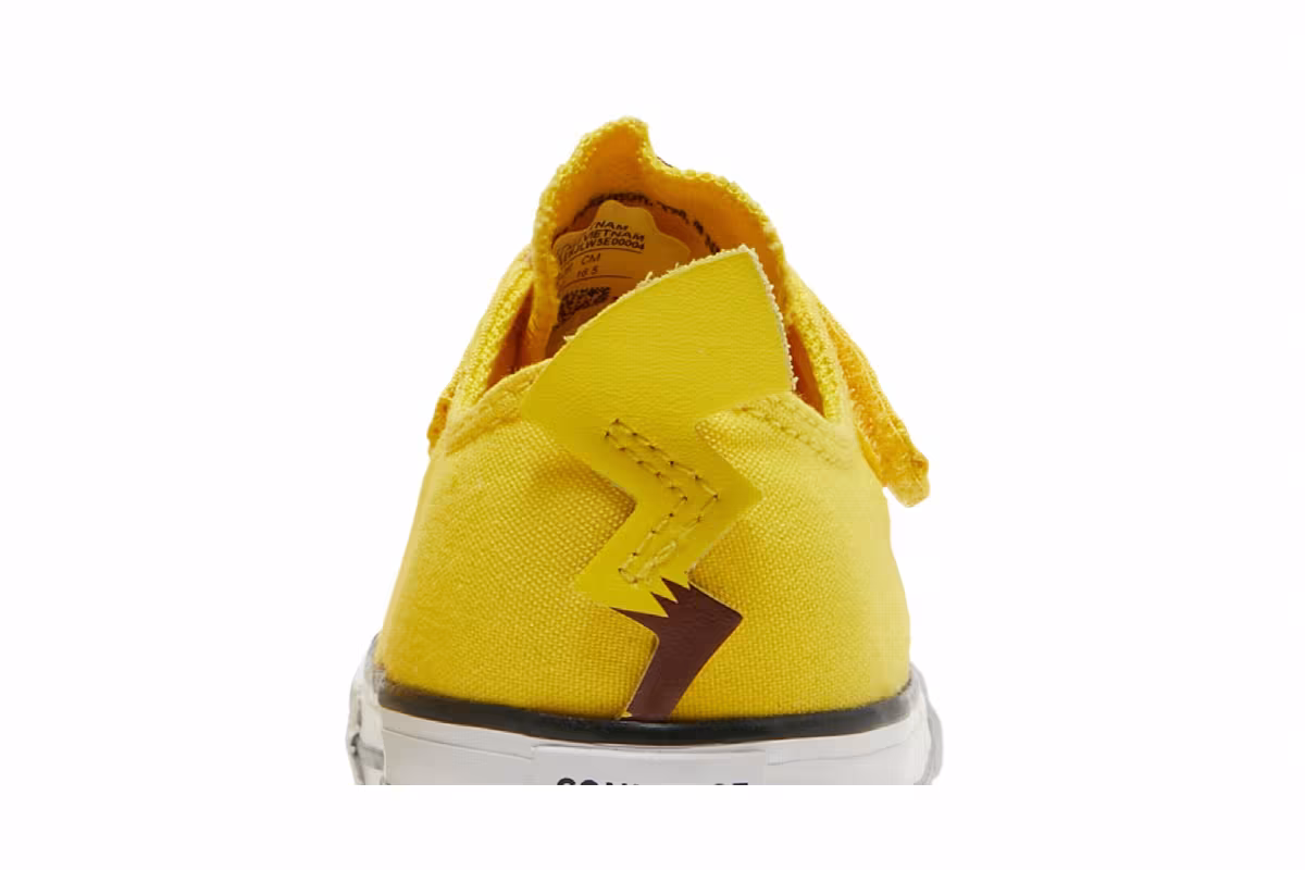Pokemon x Converse Chuck Taylor All Star Low Easy-On TD Pikachu, view 8