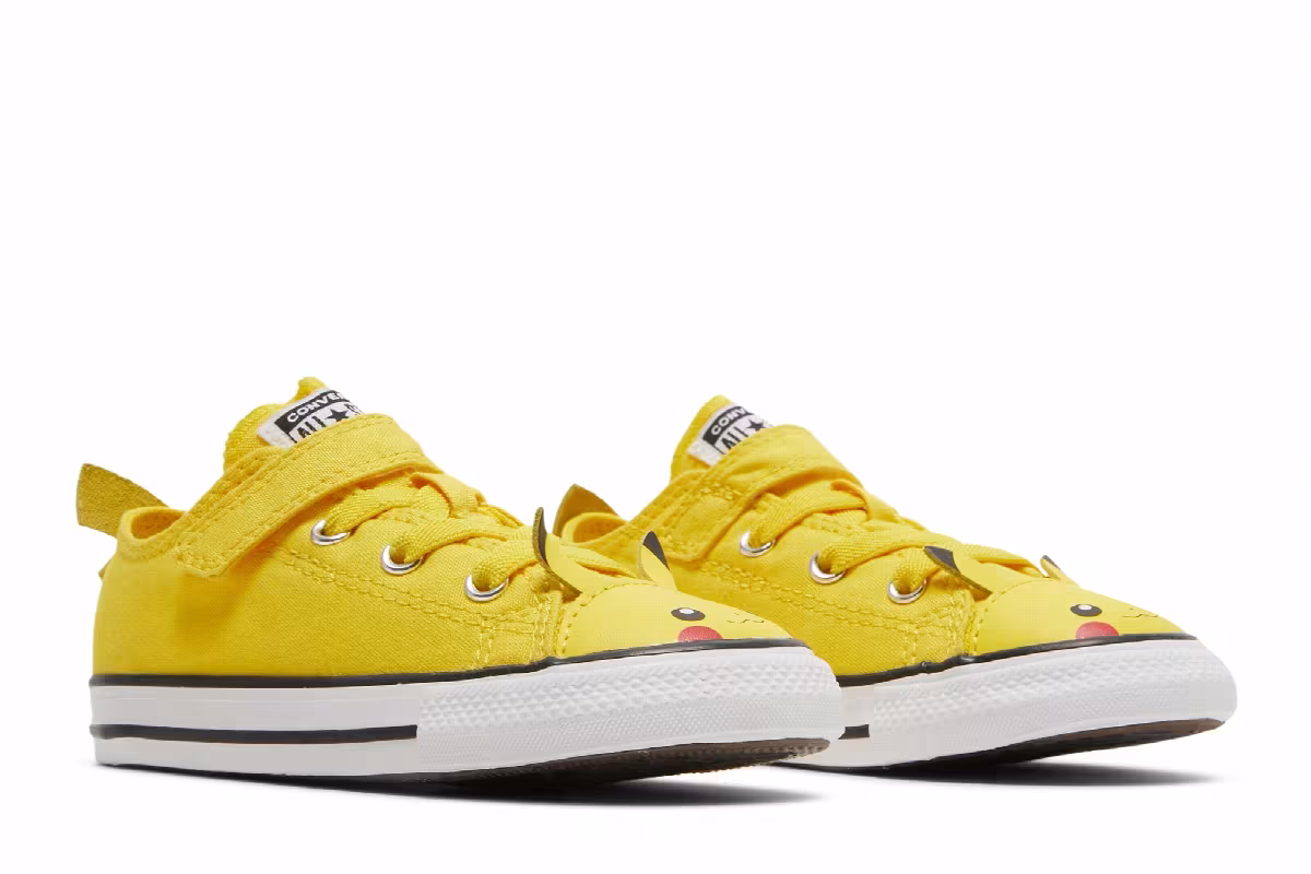 Pokemon x Converse Chuck Taylor All Star Low Easy-On TD Pikachu, view 9