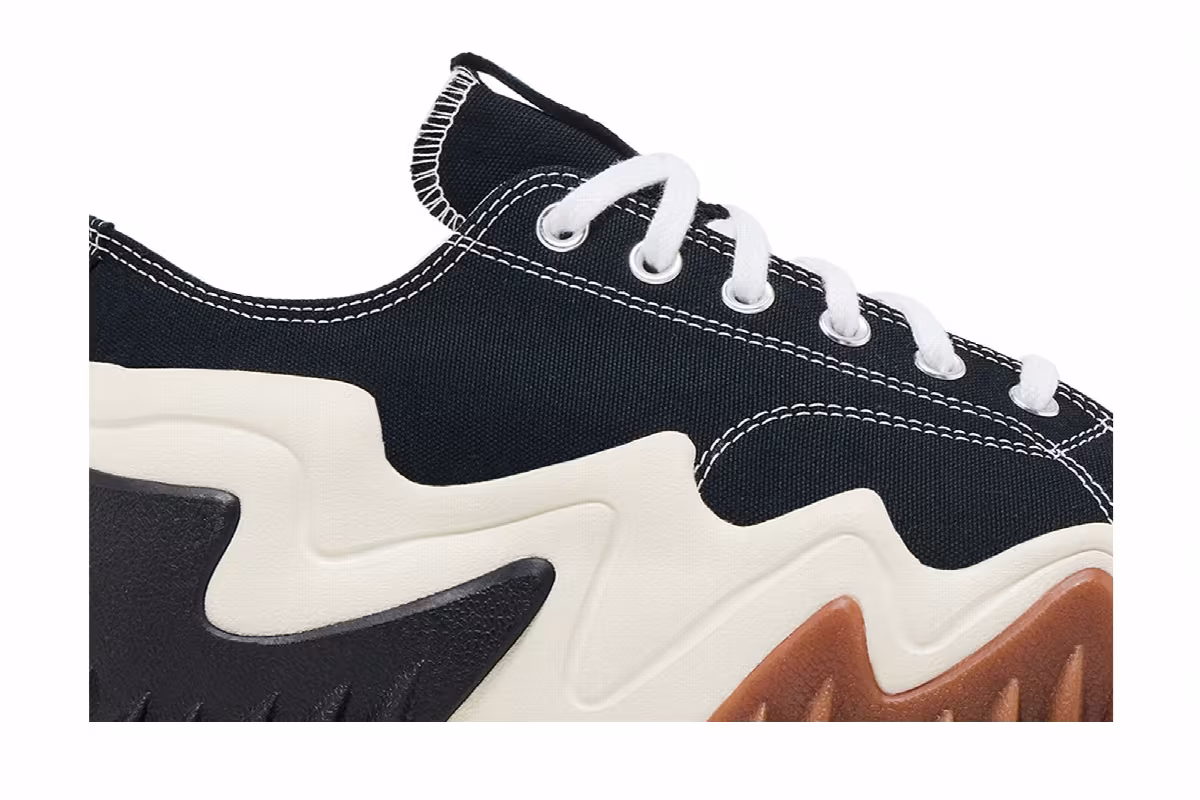 Converse Run Star Motion Platform Low Black Egret, view 3