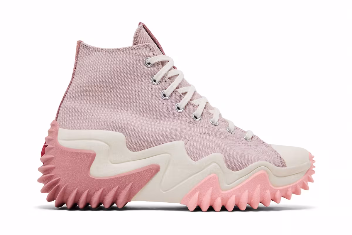 Converse Run Star Motion Platform High Stone Mauve, view 2