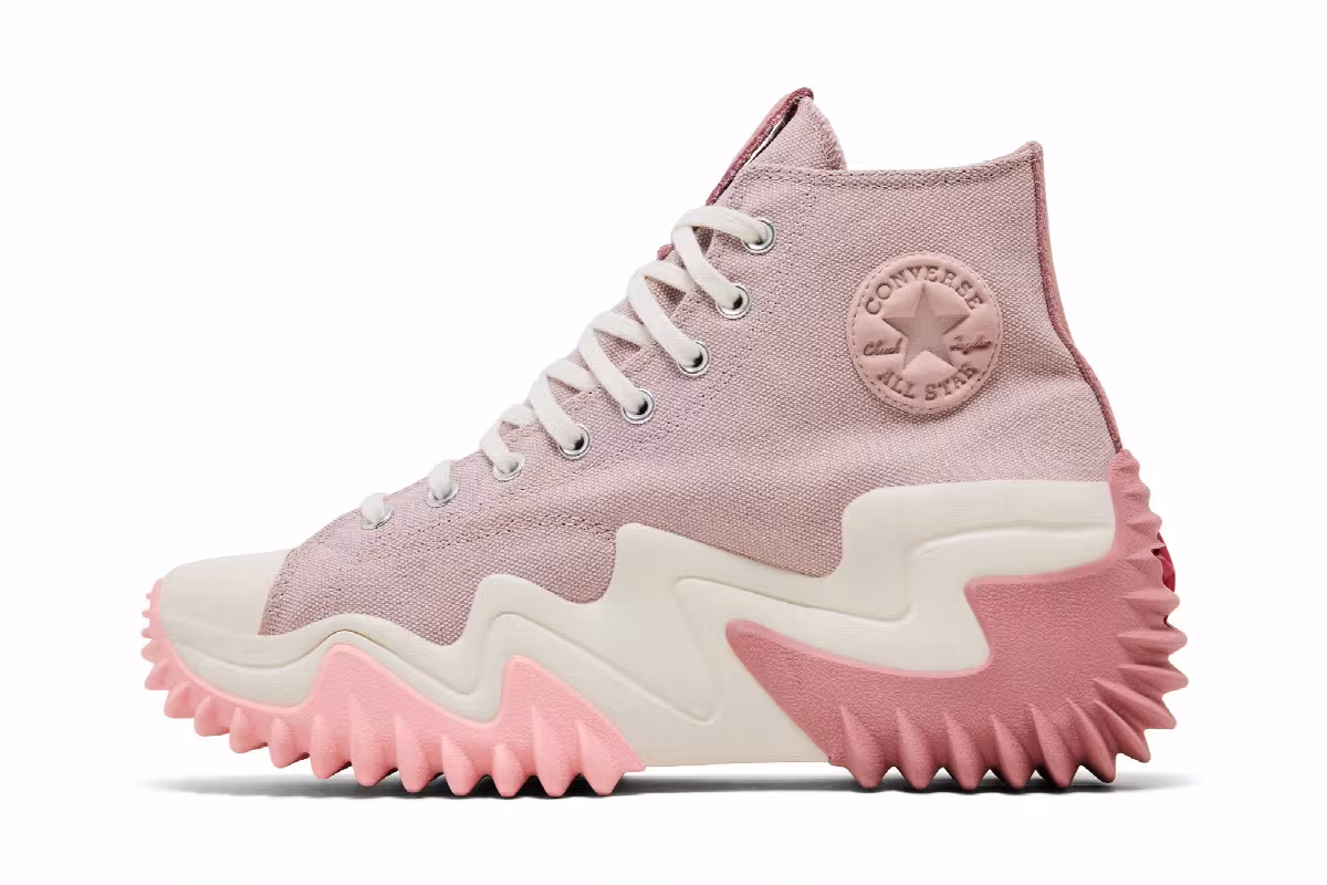 Converse Run Star Motion Platform High Stone Mauve, view 4
