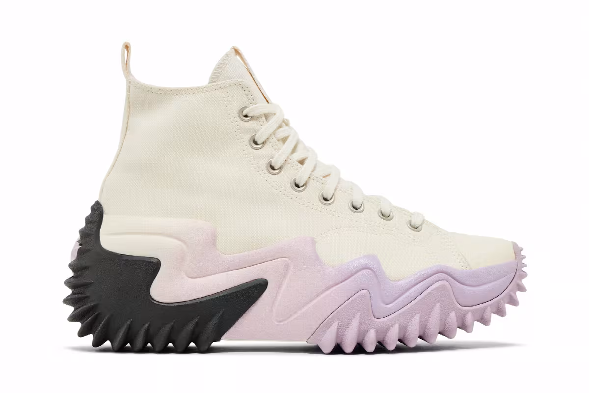 Converse Run Star Motion Platform Ombre Egret Pale Amethyst, view 2