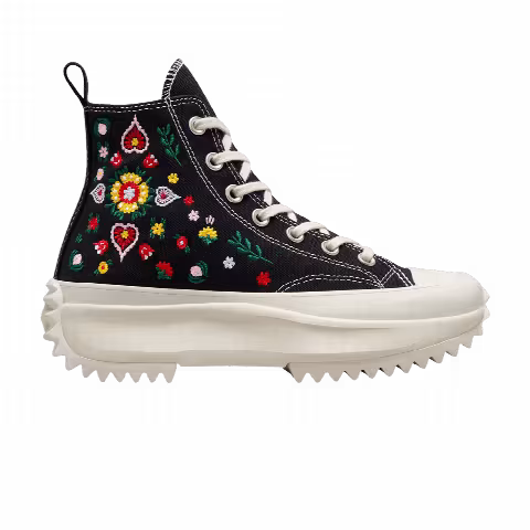 Converse Run Star Hike Platform High 'Floral Embroidery'