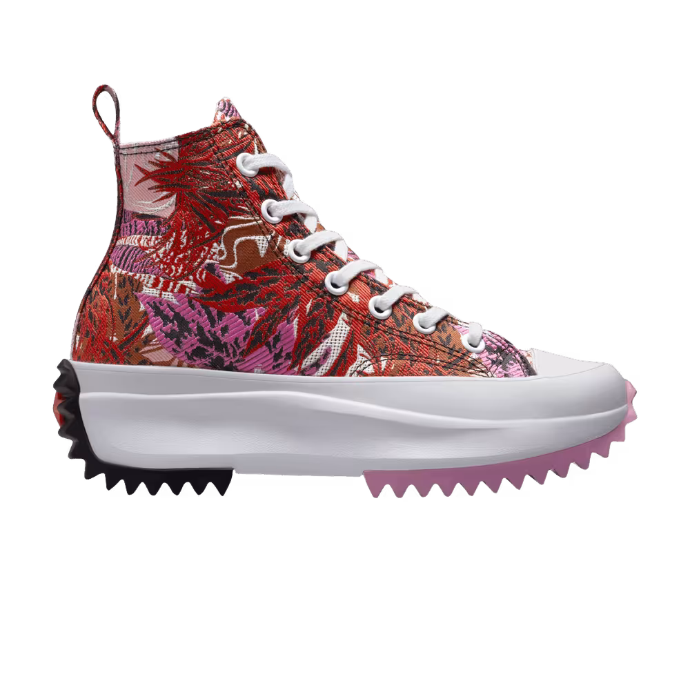 Converse Run Star Hike Platform High Tropical Florals