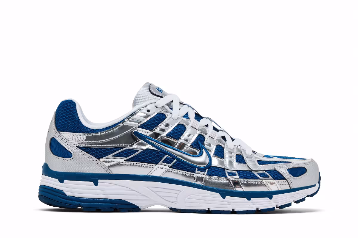 Nike P-6000 Court Blue White, view 2