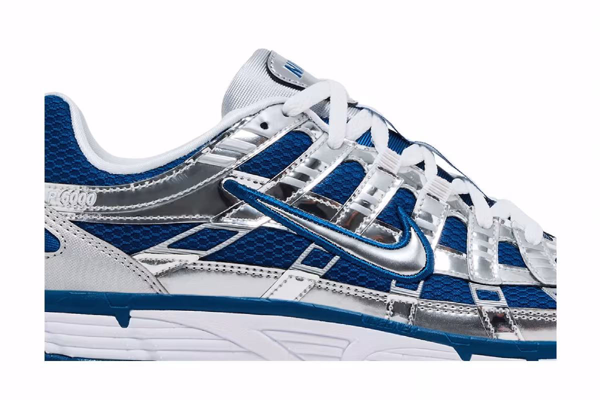 Nike P-6000 Court Blue White, view 3
