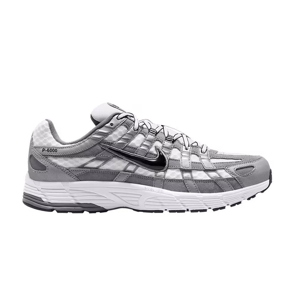 Nike P-6000 White Metallic Cool Grey