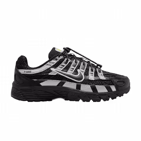 Nike P-6000 GS 'Black Metallic Silver Volt Ice'
