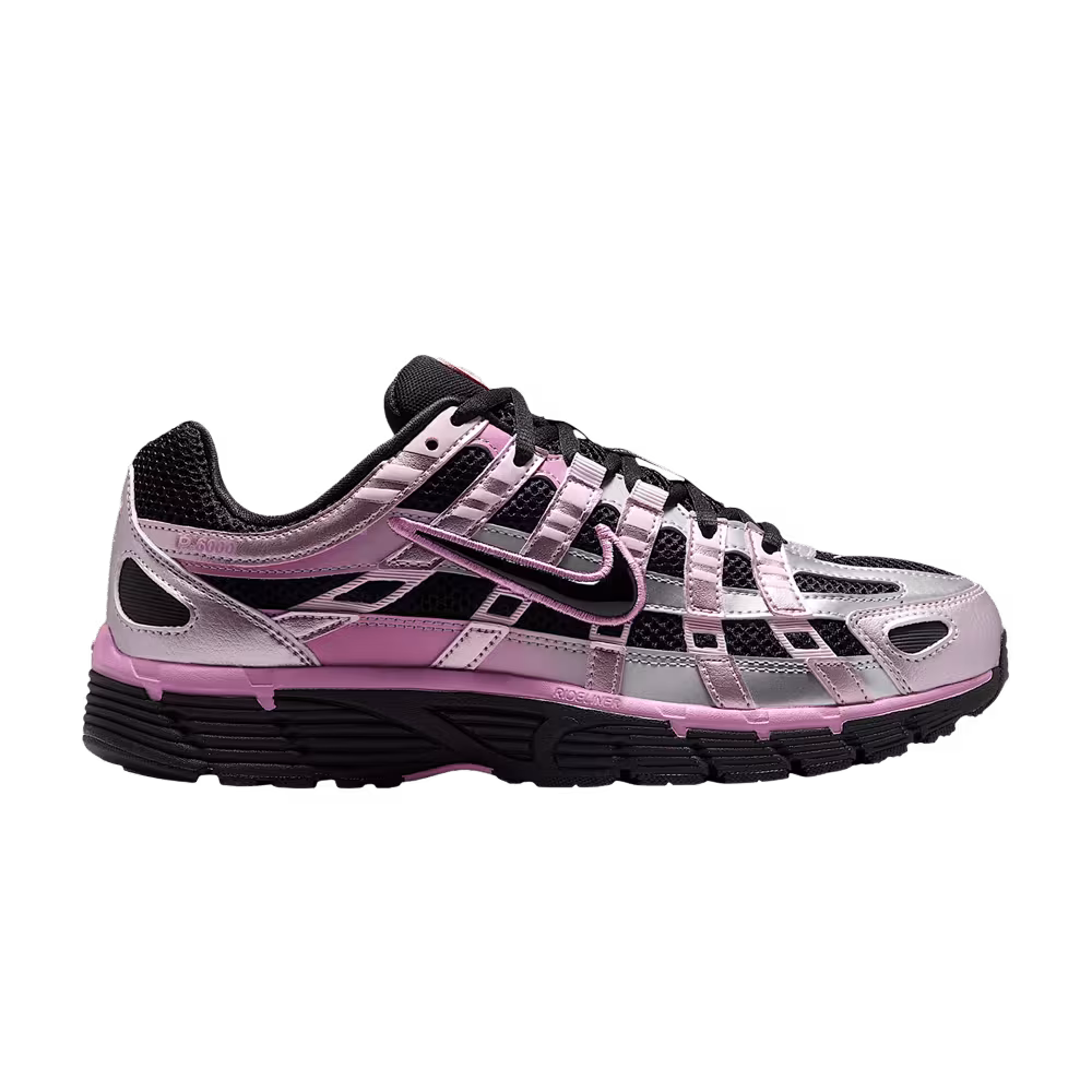 Nike Women's P-6000 Black Pink Foam Light Magenta Black