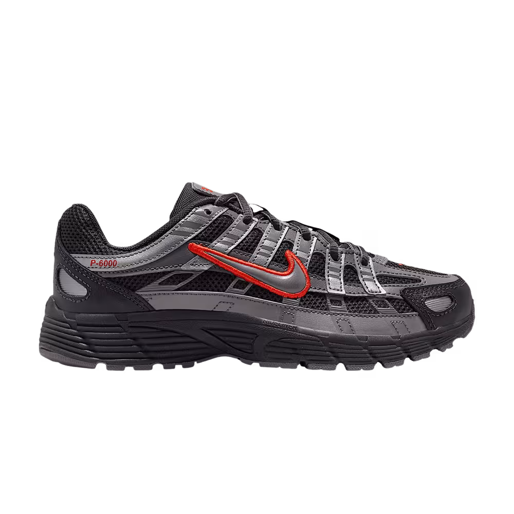 Nike P-6000 GS Anthracite Picante Red