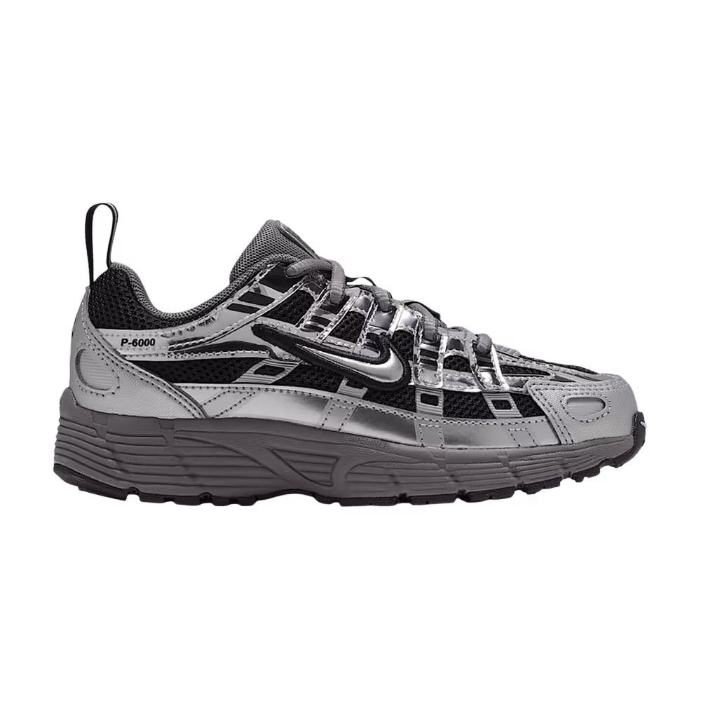 Nike P-6000 PS Black Pencil Point Dark Grey Metallic Silver