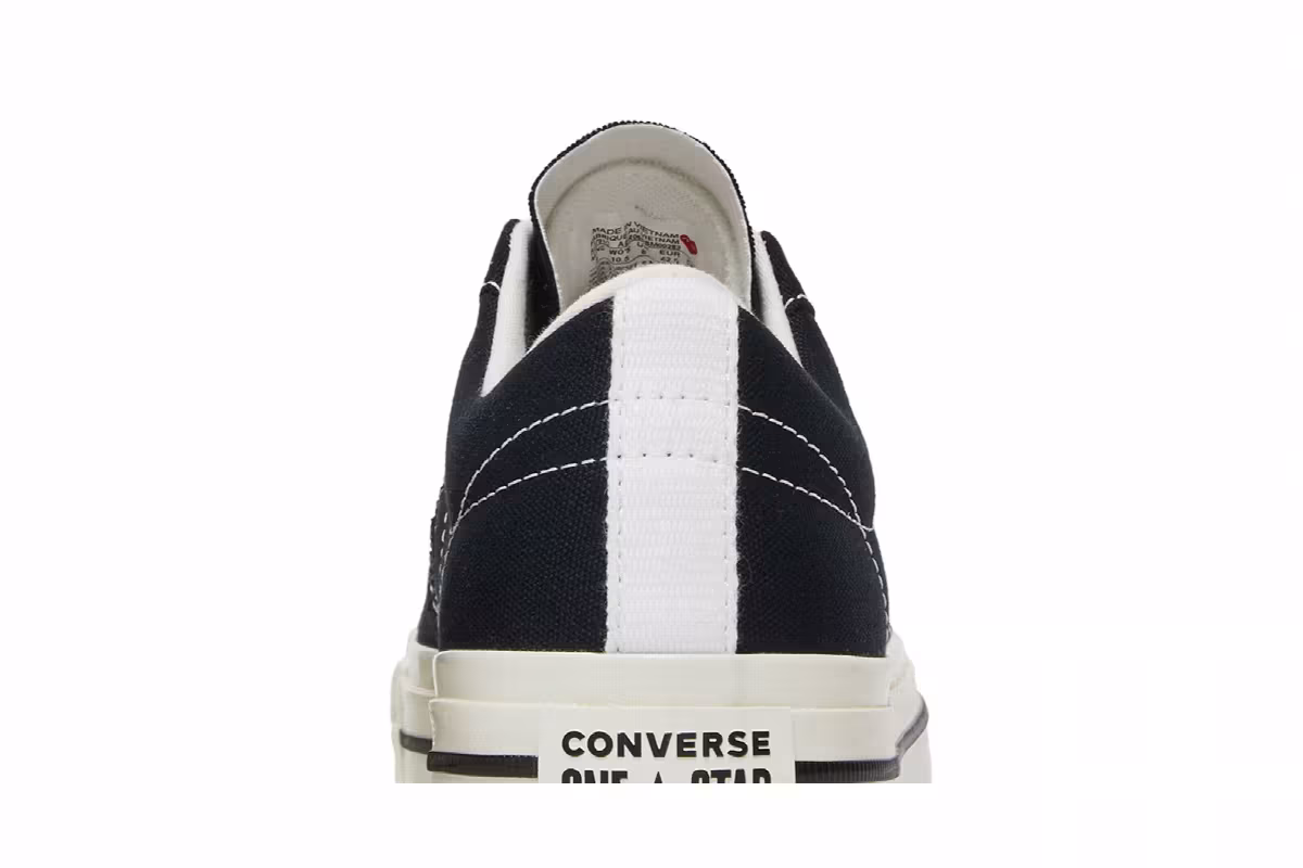 Comme des Garçons Play x Converse One Star Black White, view 8
