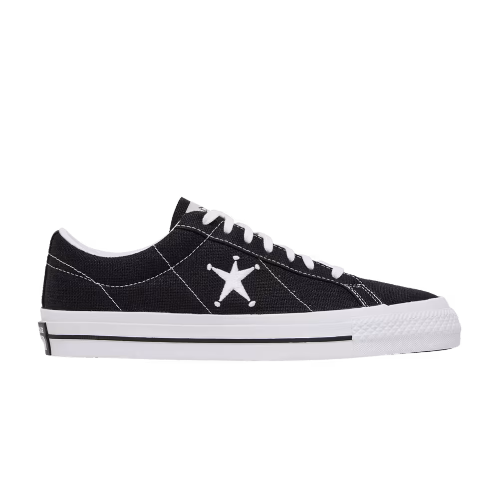 Stussy x Converse One Star Low Black