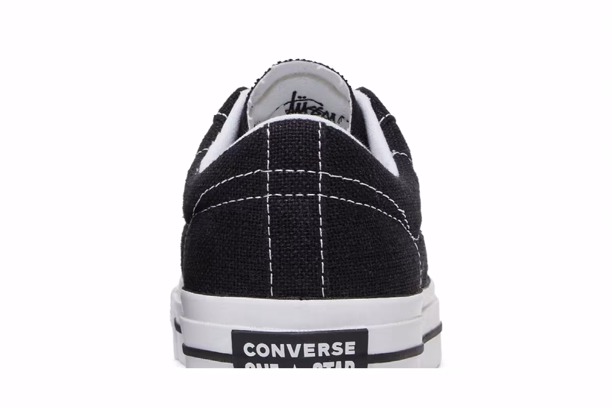 Stussy x Converse One Star Low Black, view 8
