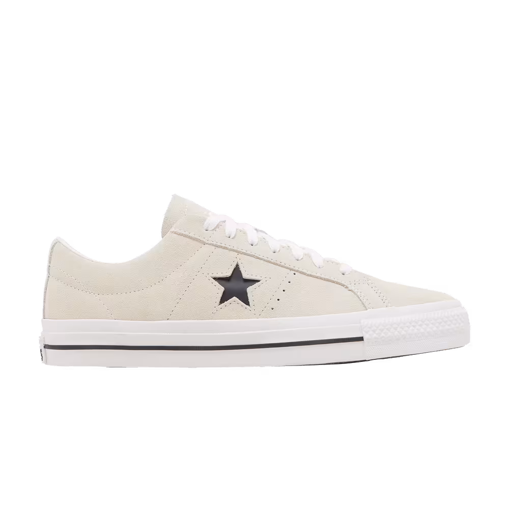 Converse One Star Pro Suede Low Egret White