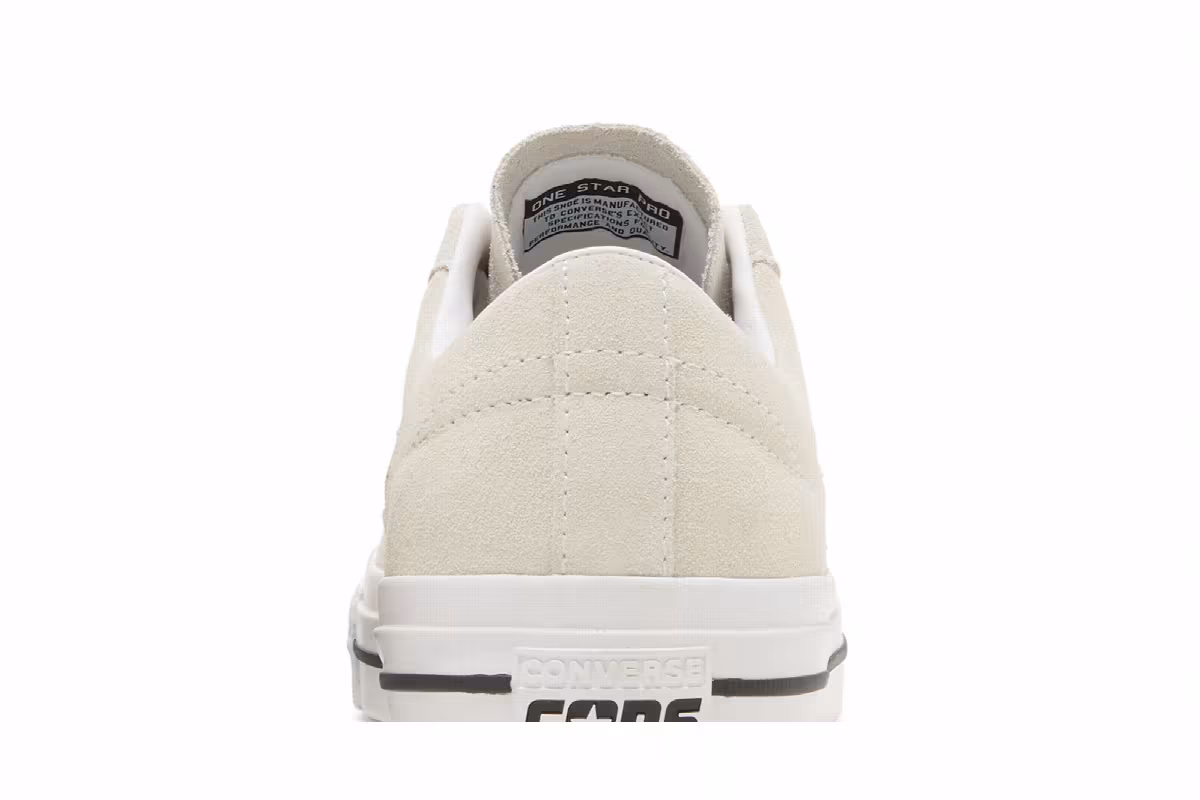 Converse One Star Pro Suede Low Egret White, view 8