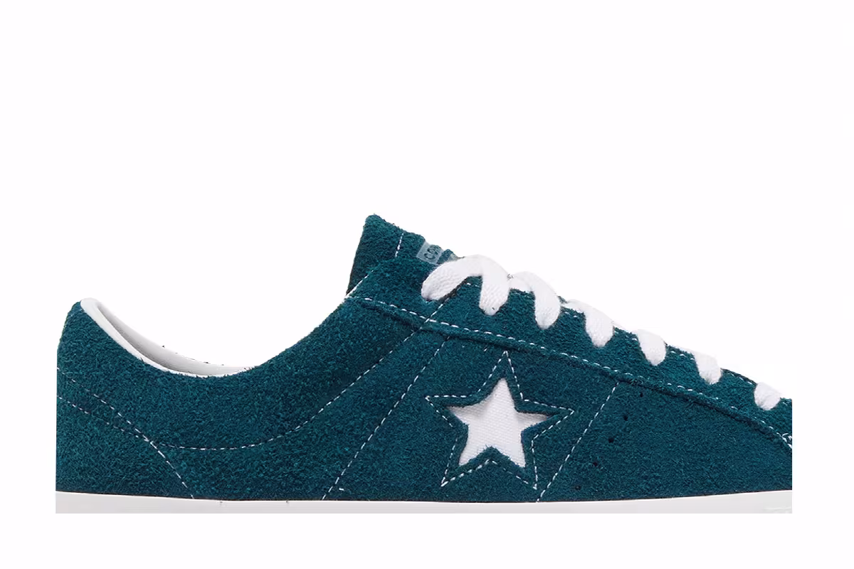 Converse One Star Pro Low Midnight Turquoise, view 3
