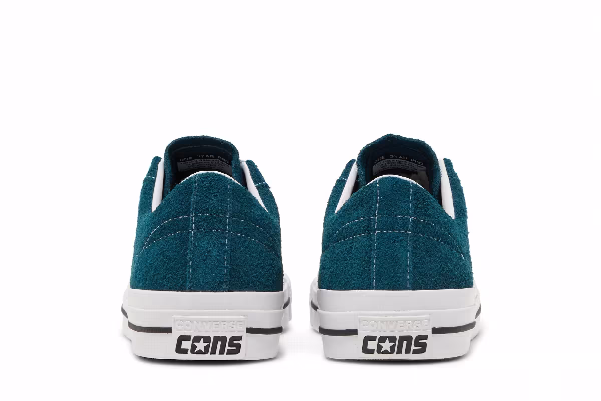 Converse One Star Pro Low Midnight Turquoise, view 7