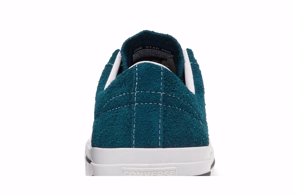 Converse One Star Pro Low Midnight Turquoise, view 8