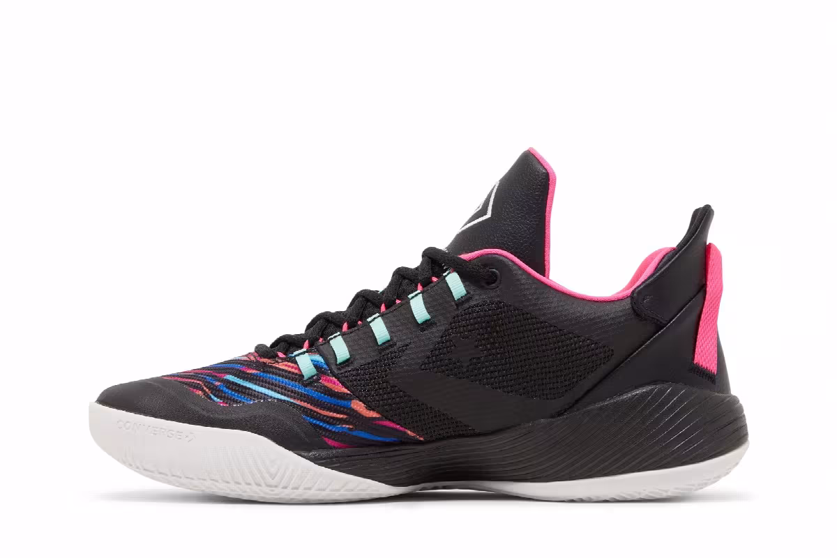 Converse All Star BB Shift Black Neon Pink, view 4