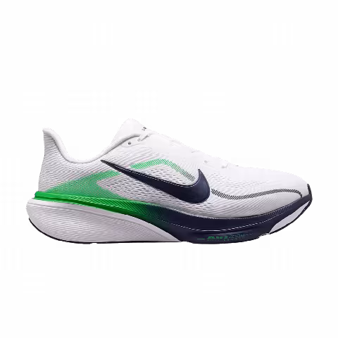 Nike Pegasus 42 Wide 'White Green Spark Midnight Navy'
