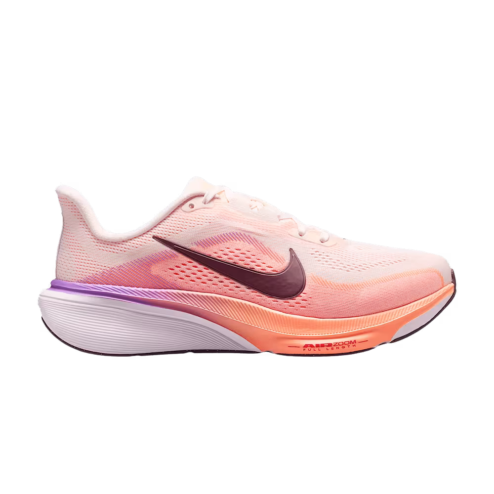 Nike Women's Pegasus 42 Wide Chalk Orange Pulse